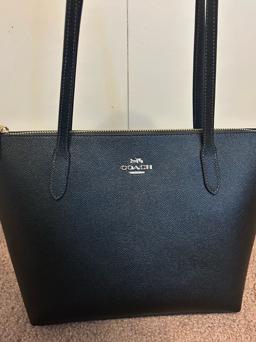 Coach Fiona zip tote black bag - Picture 3 of 6